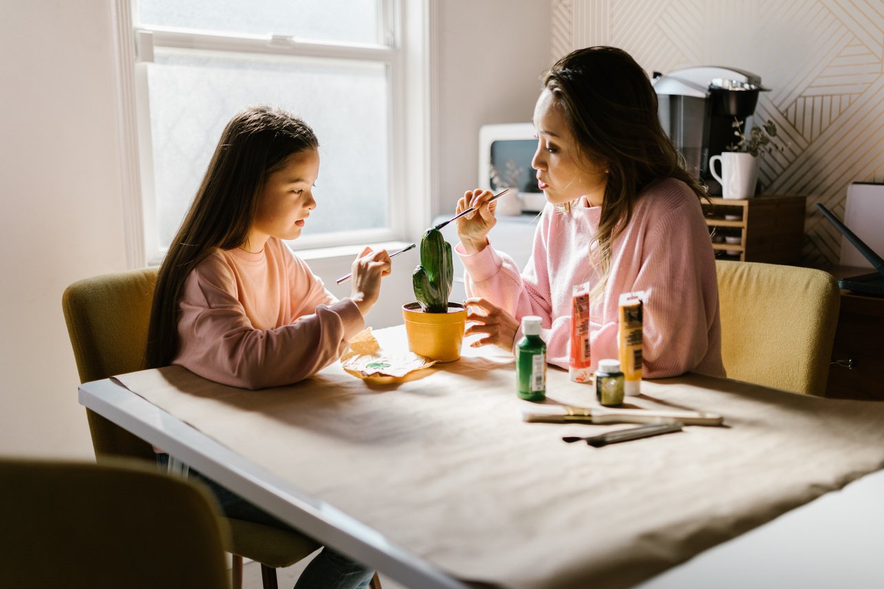 Parent and Child Painting